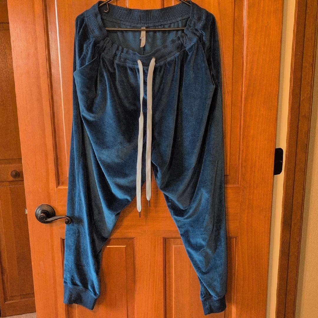 Lularoe Cozy Jax Teal Joggers